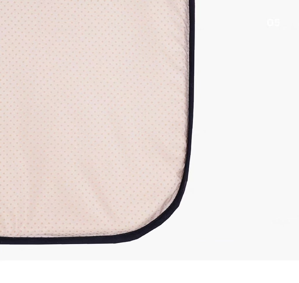 Ukiyo-e Style Summer Cooling Mat with Double-Sided Headrests